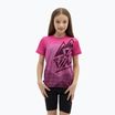 Koszulka rowerowa dziecięca SILVINI Denni plum/pink