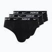 Slipy męskie Nike Everyday Cotton Stretch Brief 3 pary black