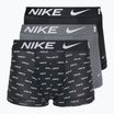 Bokserki męskie Nike Dri-Fit Essential Micro Trunk 3 pary nike logo print/cool grey/black