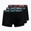 Bokserki męskie Nike Everyday Cotton Stretch Trunk 3 pary black/red/aquarius blue/stadium green