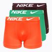 Bokserski męskie Nike Dri-Fit Essential 3 pary green/hyper crimson/burgundy crush