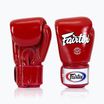 Rękawice bokserskie Fairtex Super Sparring - Locked Thumb red