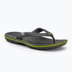 Japonki Crocs Crocband Flip graphite/volt green