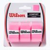 Owijki do rakiet tenisowych Wilson Pro Comfort Overgrip 3 szt. pink