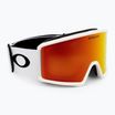 Gogle narciarskie Oakley Target Line L matte white/fire iridium