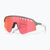 Okulary przeciwsłoneczne Oakley Sutro Lite Sweep matte silver/blue colorshift/prizm trail torch