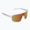 Okulary przeciwsłoneczne Red Bull SPECT Dundee white/smoke with pinkish revo