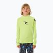 Longsleeve do pływania dziecięcy Rip Curl Brand Wave UPF Rash Vest lime