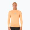 Longsleeve do pływania męski Rip Curl Waves UPF Performance mandarin zest