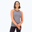 Longsleeve termoaktywny damski Mons Royale Bella Tech grey heather/punch