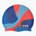 Czepek pływacki dziecięcy TYR Tiedye Silicone Multicolor Jr blue/orange