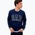 Bluza męska GAP Logo Crewneck blue navy