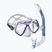 Zestaw do snorkelingu Mares Ridley blue/white/clear