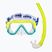 Zestaw do snorkelingu dziecięcy Mares Combo Keewee Junior yellow/auqa/clear