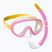 Zestaw do snorkelingu dziecięcy Mares Combo Jelly pink/yellow/clear
