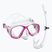 Zestaw do snorkelingu dziecięcy Mares Tapu Jr pink/white/clear