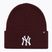Czapka zimowa 47 Brand MLB New York Yankees Haymaker dark maroon
