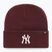 Czapka zimowa 47 Brand MLB New York Yankees Haymaker dark maroon