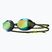 Okulary do pływania TYR Blackops 140 Ev Racing Mirrored fluo green/black