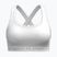 Biustonosz treningowy Under Armour Crossback Mid white/white/halo gray