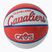 Piłka do koszykówki dziecięca Wilson NBA Team Retro Mini Cleveland Cavaliers red rozmiar 3