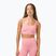 Biustonosz treningowy Sweaty Betty Ultimate Studio Ruched dark deco pink