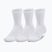 Skarpety Under Armour 3-Maker Mid Crew 3 pary white/white/mod gray