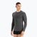 Longsleeve termoaktywny męski icebreaker Merino 150 Anatomica Crewe jet heather