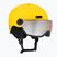 Kask narciarski dziecięcy Salomon Orka Visor vibrant yellow