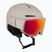 Kask narciarski Salomon Osmo Pro Sigma Photo light bronze met/black/poppy red