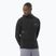 Bluza do biegania męska Salomon Sense Aero Hybrid Half Zip Hooded deep black
