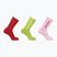 Skarpety Salomon Everyday Crew 3 pary flame scarlet/dark citron