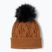 Czapka zimowa damska Columbia Boundless Days Cable camel brown