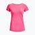 Koszulka treningowa damska Under Armour Heat Gear Armour pink punk/metallic silver