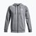 Bluza męska Under Armour Essential Fleece FZ Hood pitch gray medium heather/white