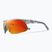 Okulary przeciwsłoneczne Nike Show X1 shiny wolf grey/orange mirror