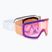 Gogle narciarskie damskie Giro Ella white bliss/rose gold/infrared