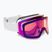 Gogle narciarskie damskie Giro Ella white rails/vivid pink/vivid infrared