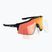 Okulary przeciwsłoneczne 100% Speedcraft soft tact black/hiper red multilayer mirror