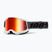 Gogle rowerowe 100% Strata 2 grey/red mirror