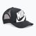 Czapka z daszkiem dziecięca Nike Rise Structured Trucker black / black / white