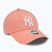 Czapka z daszkiem damska New Era Jersey 9Forty New York Yankees pastel pink