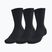 Skarpety Under Armour Training Cotton Crew 3 pary black/black/white