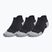 Skarpety do biegania Under Armour Dry Run Cushion No Show 3 pary black/pitch gray/reflective