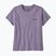 Koszulka damska Patagonia P-6 Logo Responsibili-Tee concrete purple