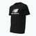 Koszulka męska New Balance Stacked Logo black