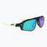 Okulary przeciwsłoneczne Nike Flyfree M matte black/ green mirror/ road tint