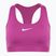 Biustonosz treningowy Nike Swoosh Medium Support hot fuchsia/white