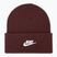 Czapka zimowa dziecięca Nike Peak burgundy crush/white