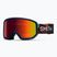 Gogle narciarskie Smith Transfer S3 midnight geo alpine/red solx mirror antifog